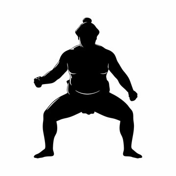 sumo vector silhouette