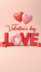 Happy Valentine&rsquo;s Day Love Background