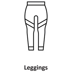 Leggings Vector icon which can easily modify or edit