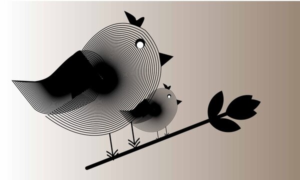 illustration of a pair of bids