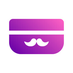 pomade glyph gradient icon