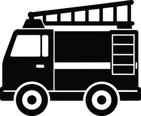 Simple bus vector illustration for transportation and vehicle concepts