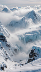 winter mountain landscape