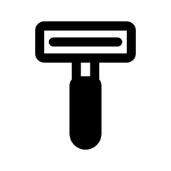 razor solid line icon