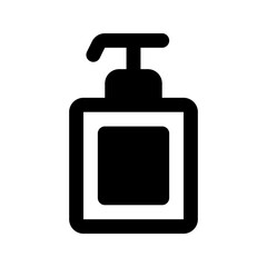 shampoo solid line icon