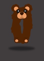 Bear alphabets A to Z, bear alphabets, letter o ,bear theme fonts , bear character alphabets , A to Z.