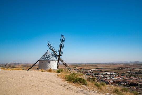 Consuegra Windmills: A Summer View of Iconic Don Quixote Landscapes