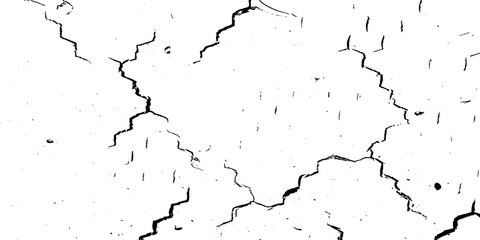 Crack and scratched grunge dust wall urban background texture vector. crack cement wall texture. black textured grainy cracked ground lines isolated on white. distressed overlay grainy texture.