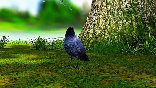  Western jackdaw