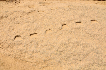 Ancient traces of granite processing in the Aswan Red Granite Quarry, Egypt