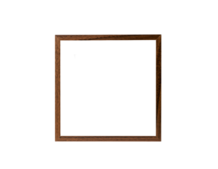 Clean Square Photo Frame Mockup, Isolated, Minimal Modern Display Template