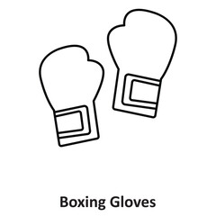 Boxing Gloves Vector icon which can easily modify or edit