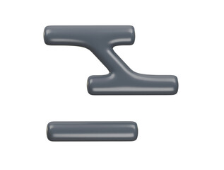 black mist icon 3d illustration render