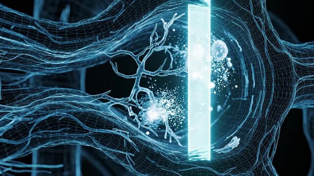 Abstract Engineering Visualization of Energy Recovery Device in Desalination Plant