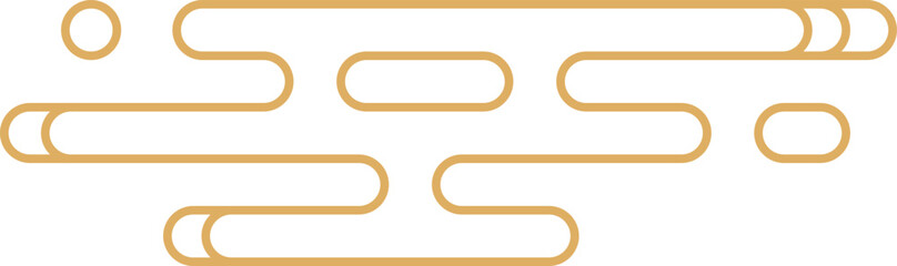 Abstract seamless rounded line pattern background