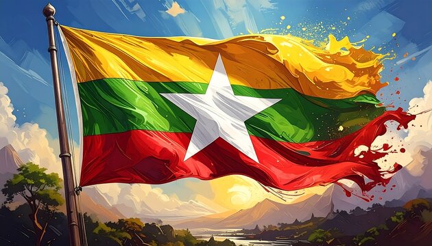 flag of Myanmar