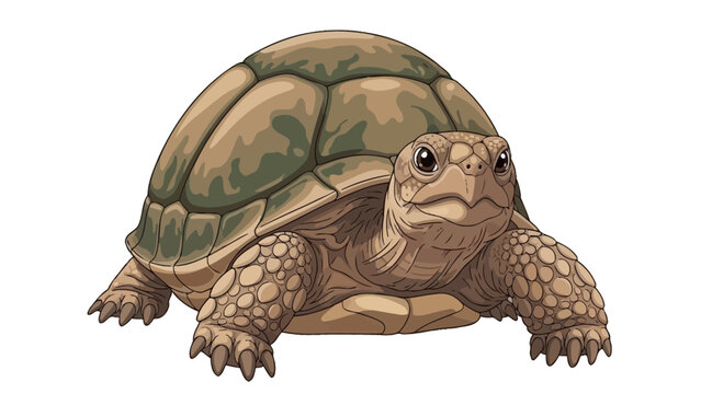 vector illustration of a turtle