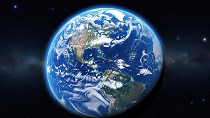 Breathtaking View of Planet Earth from Deep Space
