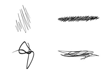 Abstract Black Shapes