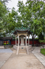 The scenic area of Zhao Yun Temple in the ancient city of Zhengding, Hebei Province