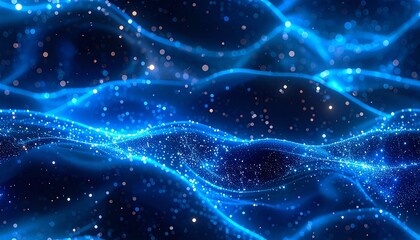 バイオルミネッセンス・ライトパーティクル背景