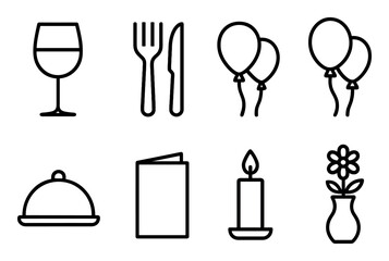 Buffet Icon Set