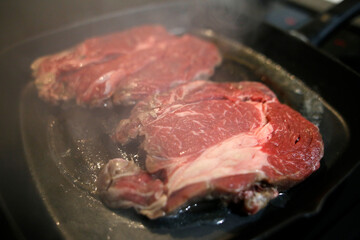 cuisson de la viande