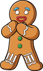 Obraz premium baked wonderland whimsy a sweet icon of festive joy and childhood magic, isolated on transparent background