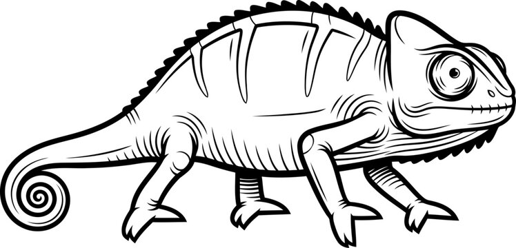 mutable watcher a chameleons subtle power of adaptation and unseen presence, isolated on transparent background