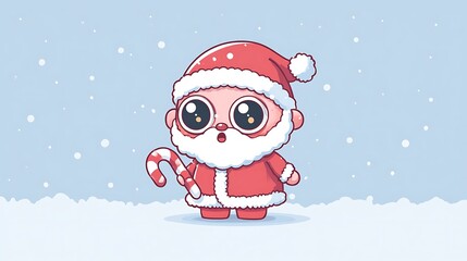 santa claus and snowman