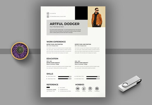 Resume Template Layout