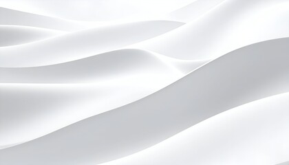 Abstract digital rendering of smooth, flowing white curves resembling a landscape