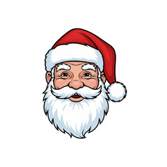 Santa Claus Festive Holiday Character Illustration