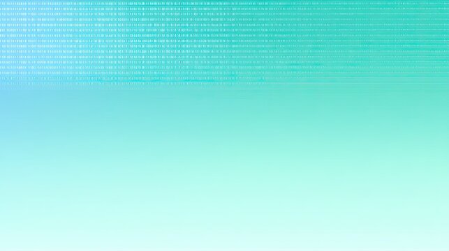 Abstract digital background featuring a gradient of blue and teal colors with a pattern of binary code creating a futuristic technological atmosphere
