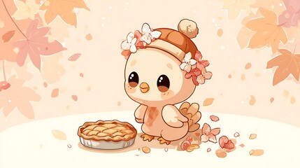 little girl with a cake