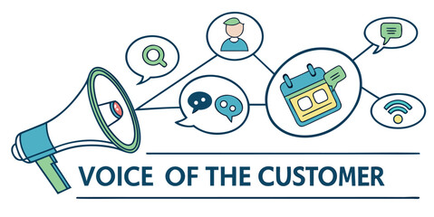 Voice of the Customer Marketing and Feedback Concept