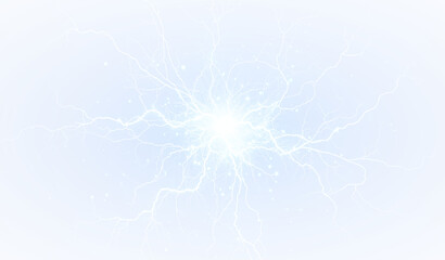 Soft atmospheric lightning swirl captured as a clean PNG overlay, ideal for dramatic energy scenes and dynamic visual effects where controlled illumination enhances abstract motion.