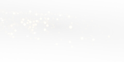PNG Overlay with White and Gold Bokeh Effects on Transparent Background © Ekaterina