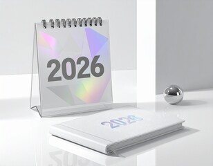 2026 calendar and planner representing future planning and goal setting for the upcoming year, symbolizing new beginnings