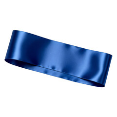 Satin Party Sash Isolated on White - Elegant Accessory for Any Event