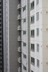 This is a close-up of the apartment window.