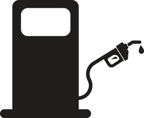 Fuel station icon simple vector illustration, petroleum station