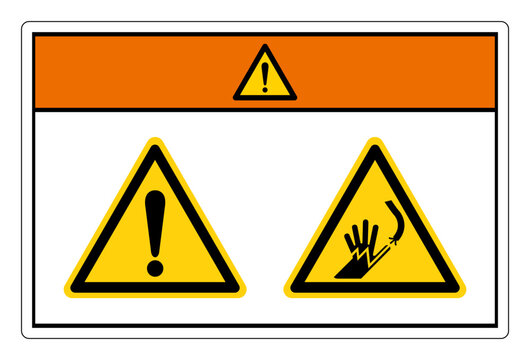 Warning High Voltage Symbol Sign, Vector Illustration, Isolated On White Background Label. EPS10