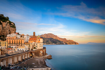 Atrani, Italy along the Amalfi Coast
