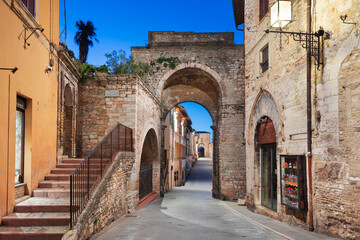 Assisi, Italy at the Roman Gate