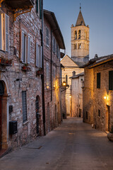 Assisi, Italy with Assisi Cathedral