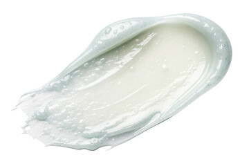 Fototapeta premium Transparent background with light white ink. Liquid texture. Pre-cut.