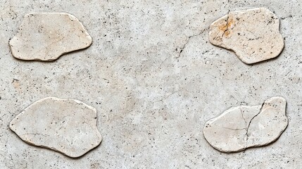 Grey Beige Stone Texture Background with Irregular Shapes