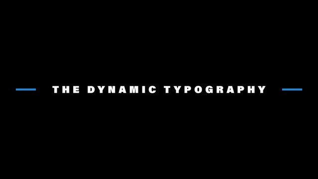 The Dynamic Typography