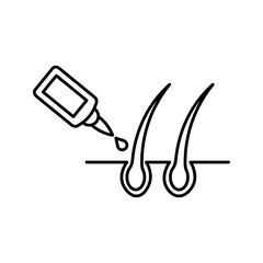  hair icon hair vitamin graphic icon vector